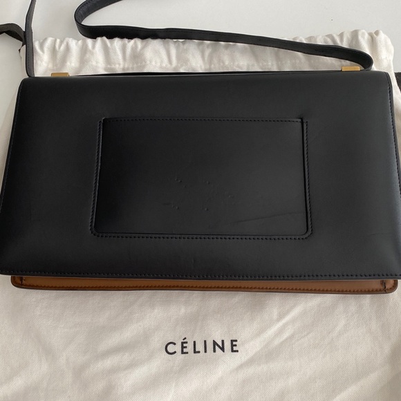 Auth celine bicolor medium case box bag preowned - Picture 2 of 16